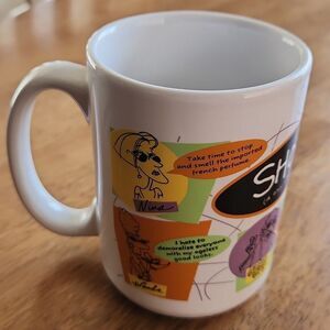 Shoebox cartoon coffee mug